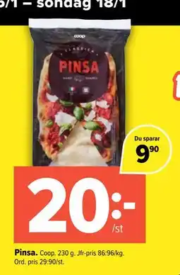 Coop Extra Pinsa erbjuda