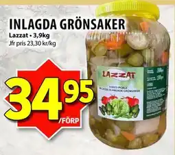 Matvärlden Tensta INLAGDA GRÖNSAKER erbjuda