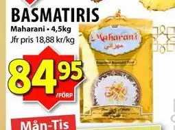 Matvärlden Tensta BASMATIRIS erbjuda