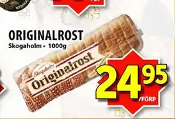 Matvärlden Tensta ORIGINALROST erbjuda