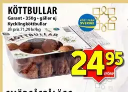 Matvärlden Tensta KÖTTBULLAR erbjuda