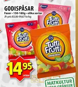 Matvärlden Tensta GODISPÅSAR erbjuda