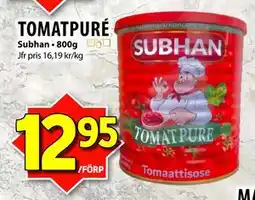 Matvärlden Tensta TOMATPURÉ erbjuda