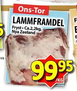 Matvärlden Tensta LAMMFRAMDEL erbjuda