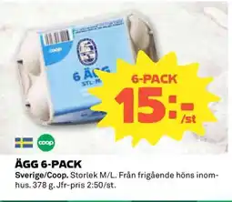 Coop Ägg 6-pack erbjuda
