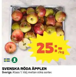 Coop Svenska röda äpplen erbjuda