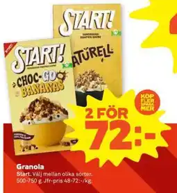 Stora Coop GRANOLA erbjuda