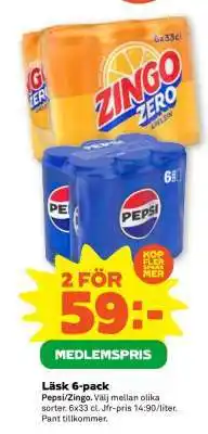 Stora Coop LÄSK 6-PACK erbjuda