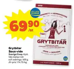 Stora Coop Grytbitar sous-vide erbjuda