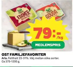Coop Ost Familjefavoriter erbjuda