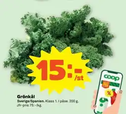 Stora Coop GRÖNKÅL erbjuda