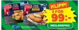 Stora Coop Fish & crisp/Fish nuggets, Medlemspris erbjuda