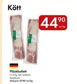 Snabbgross Fläskkotlett erbjuda