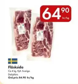Snabbgross Fläsksida erbjuda