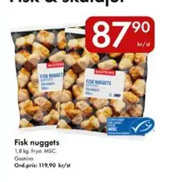 Snabbgross Fisk nuggets erbjuda