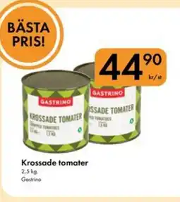 Snabbgross Krossade tomater erbjuda