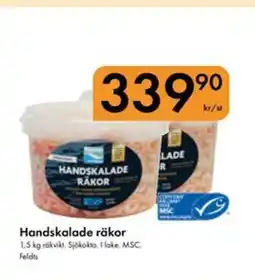 Snabbgross Handskalade räkor erbjuda