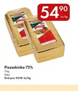 Snabbgross Pizzaskinka 72% erbjuda