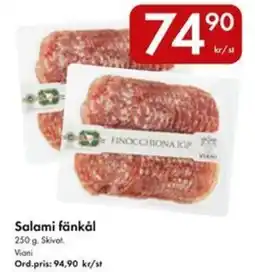 Snabbgross Salami fänkål erbjuda