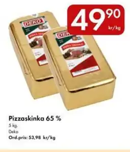 Snabbgross Pizzaskinka 65 % erbjuda