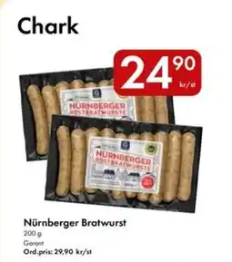 Snabbgross Nürnberger Bratwurst erbjuda