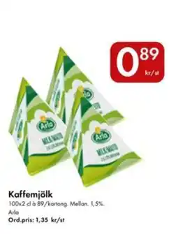 Snabbgross Kaffemjölk erbjuda