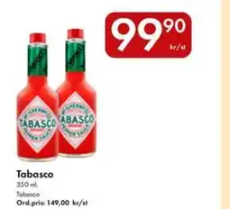 Snabbgross Tabasco erbjuda