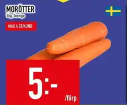 Matdax Morötter erbjuda