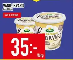 Matdax Arla Vaniljkvarg erbjuda
