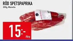 Matdax Röd spetspaprika erbjuda