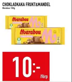 Matdax Marabou Chokladkaka frukt&mandel erbjuda