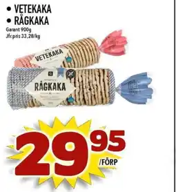 Matdax Garant Vetekaka • rågkaka erbjuda