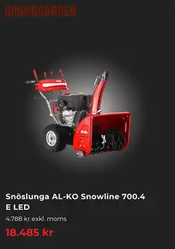 Granngården Snöslunga AL-KO Snowline 700.4 E LED erbjuda