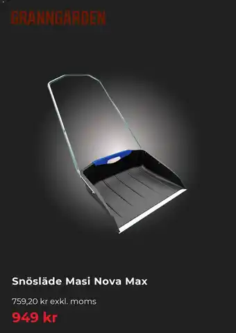 Snösläde Masi Nova Max