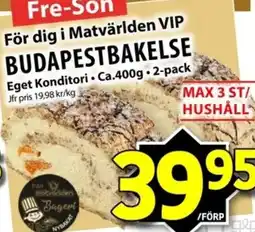 Nya Pulsen Budapestbakelse erbjuda