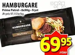 Nya Pulsen Prime Patrol Hamburgare erbjuda