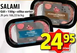 Nya Pulsen Göl Salami erbjuda