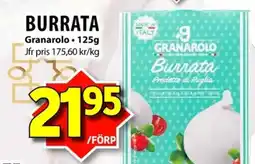 Nya Pulsen Granarolo Burrata erbjuda