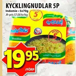Nya Pulsen Indomie Kycklingnudlar 5p erbjuda