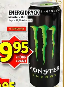 Nya Pulsen MONSTER Energidryck erbjuda