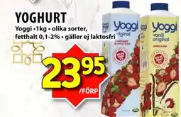 Nya Pulsen Yoggi Yoghurt erbjuda