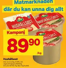 City Gross Hushållsost erbjuda