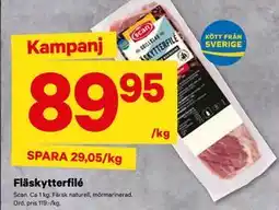 City Gross Fläskytterfilé erbjuda