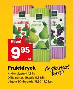 City Gross Fruktdryck erbjuda