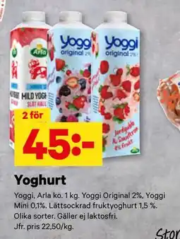 City Gross Yoghurt erbjuda