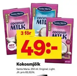 City Gross Kokosmjölk erbjuda