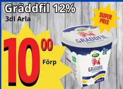 Supergrossen Gräddfil 12% erbjuda