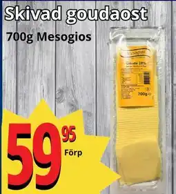 Supergrossen Skivad goudaost erbjuda