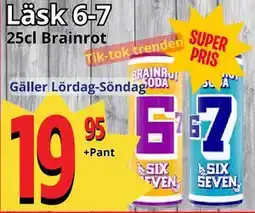 Supergrossen Läsk 6-7 erbjuda