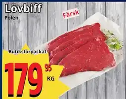 Supergrossen Lövbiff erbjuda